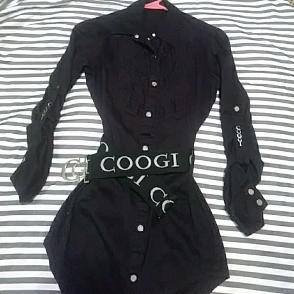 Casual coogi dress button down shirt